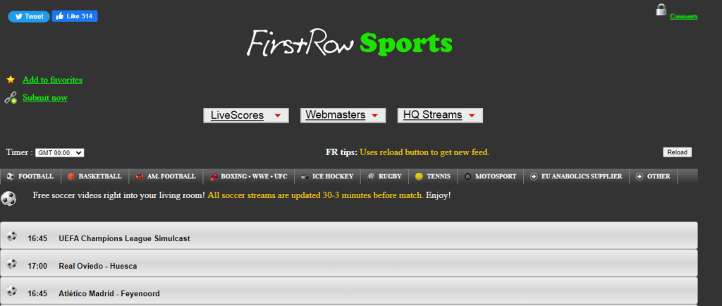 FirstRow Sports