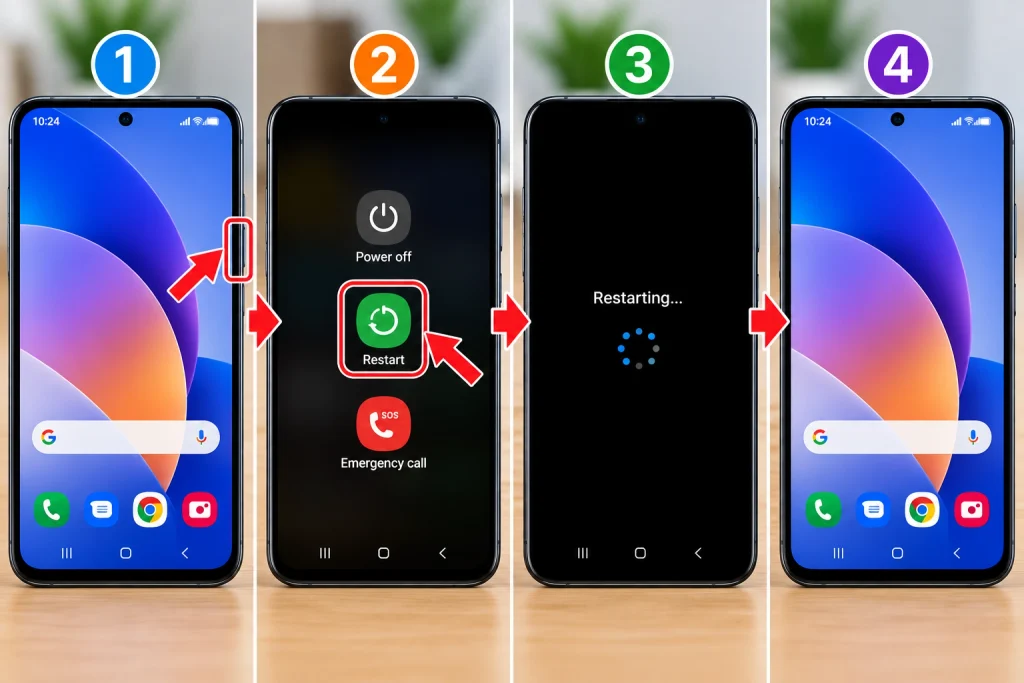 Android Phone Restart Guide