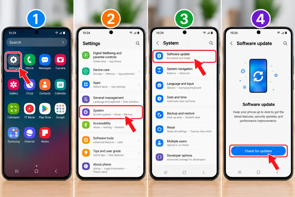 Android Software Update Guide 4 Steps