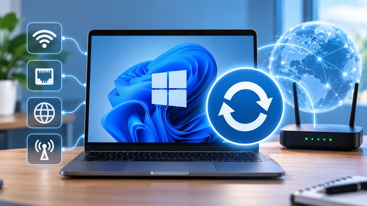 Modern Laptop Network Reset Setup