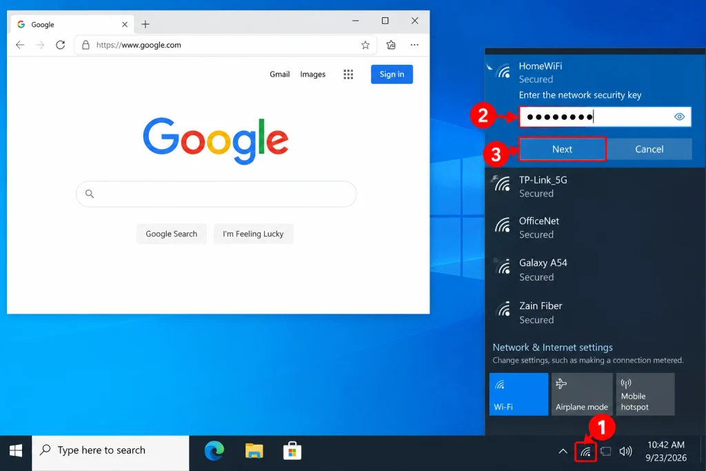 Windows 10 Wi‑Fi Connection Tutorial