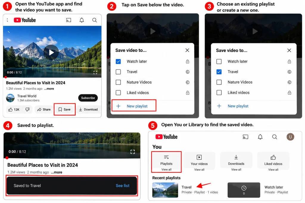 YouTube Video Saving Guide