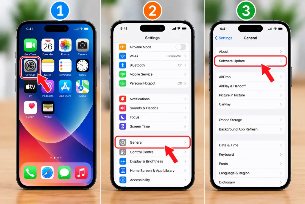 iPhone Software Update Tutorial