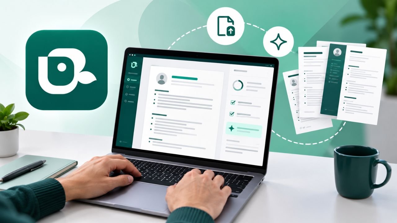 Modern Resume Builder Workspace